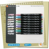 Quick Dry Paint 1.0-2.0 mm nib party Glass Markers