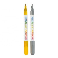 Writing fluent 8 colors 3mm chalkboard markers water based metallic pen